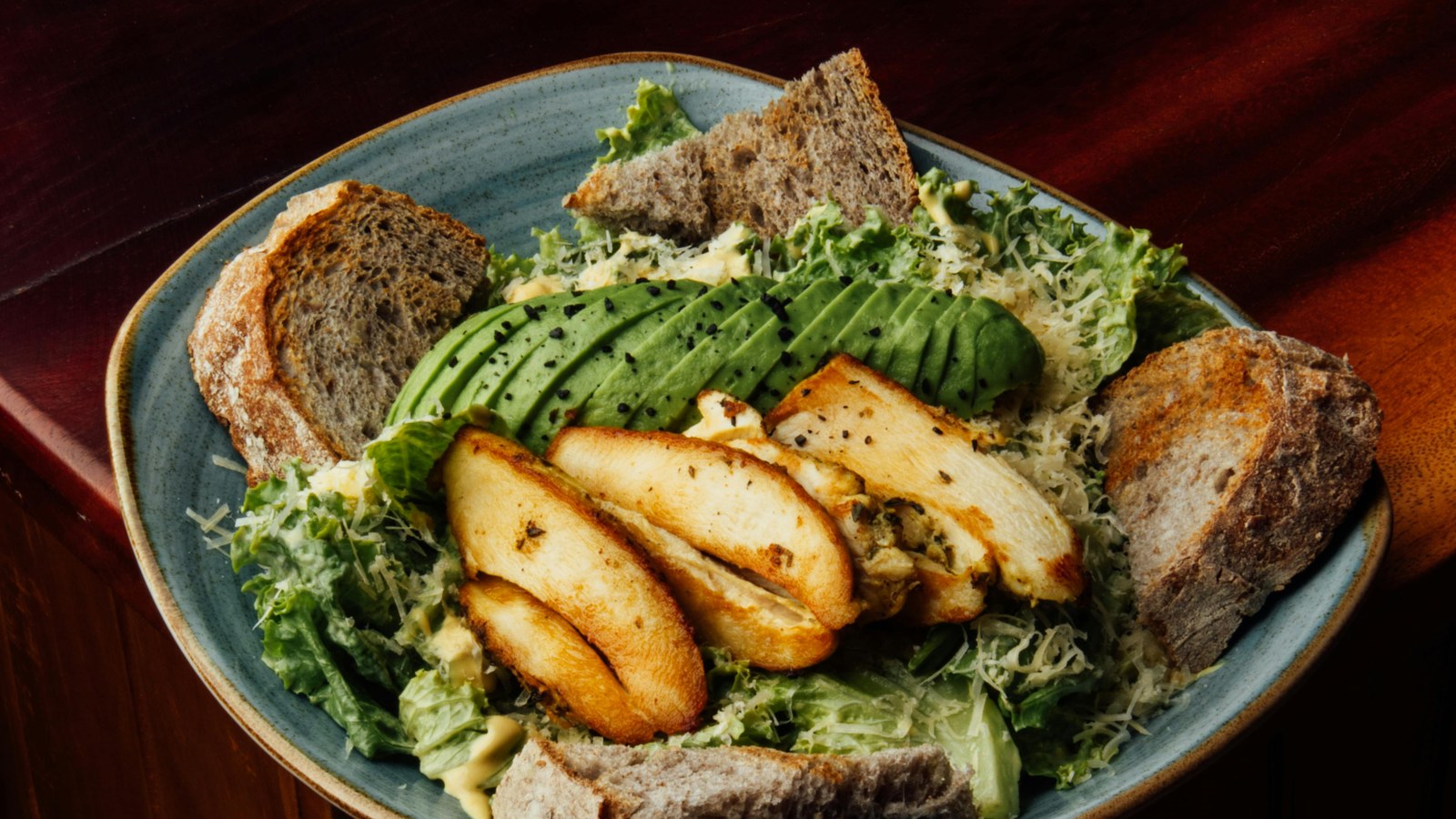 Chicken and avocado salad