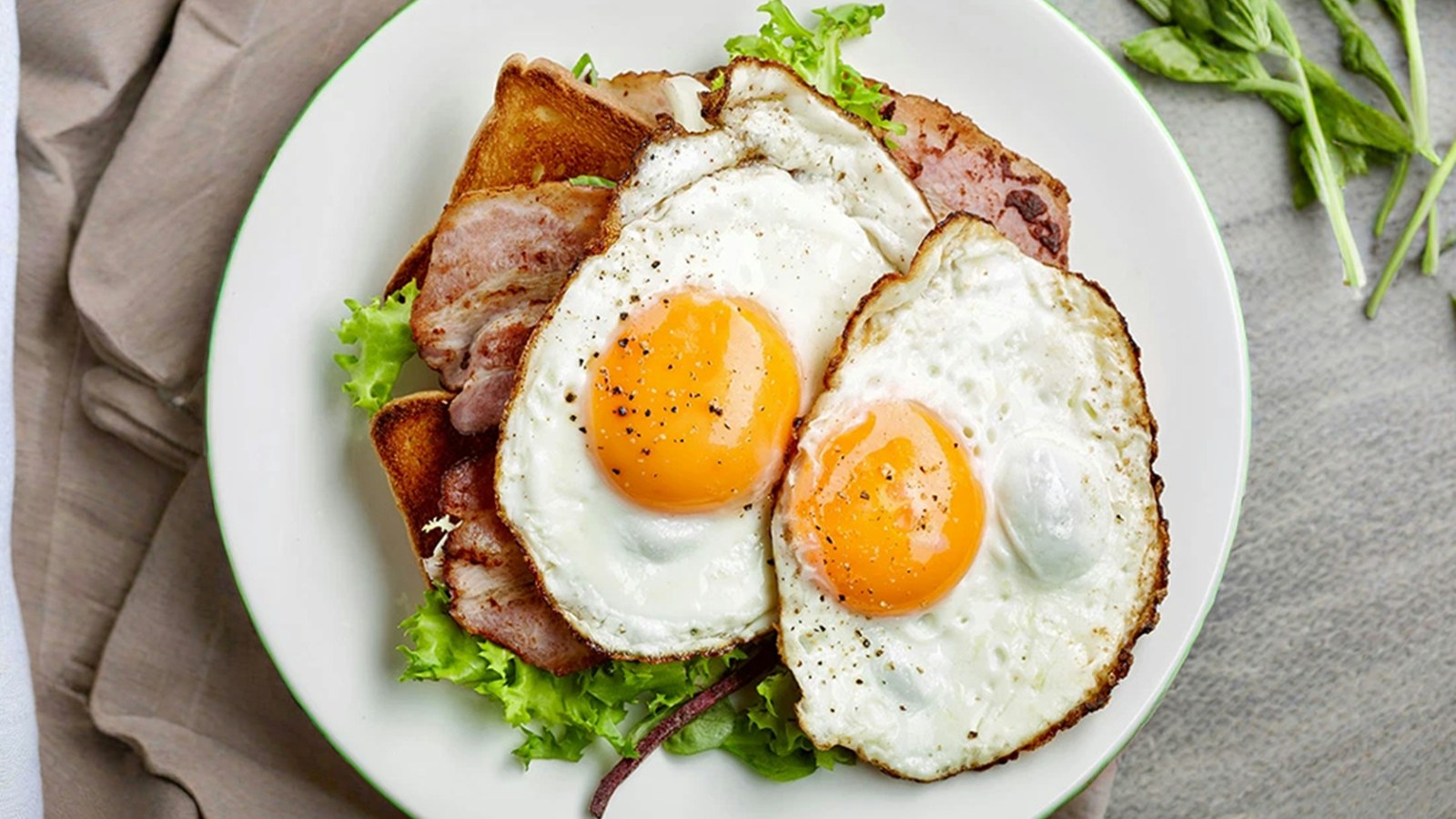 Eggs and bacon